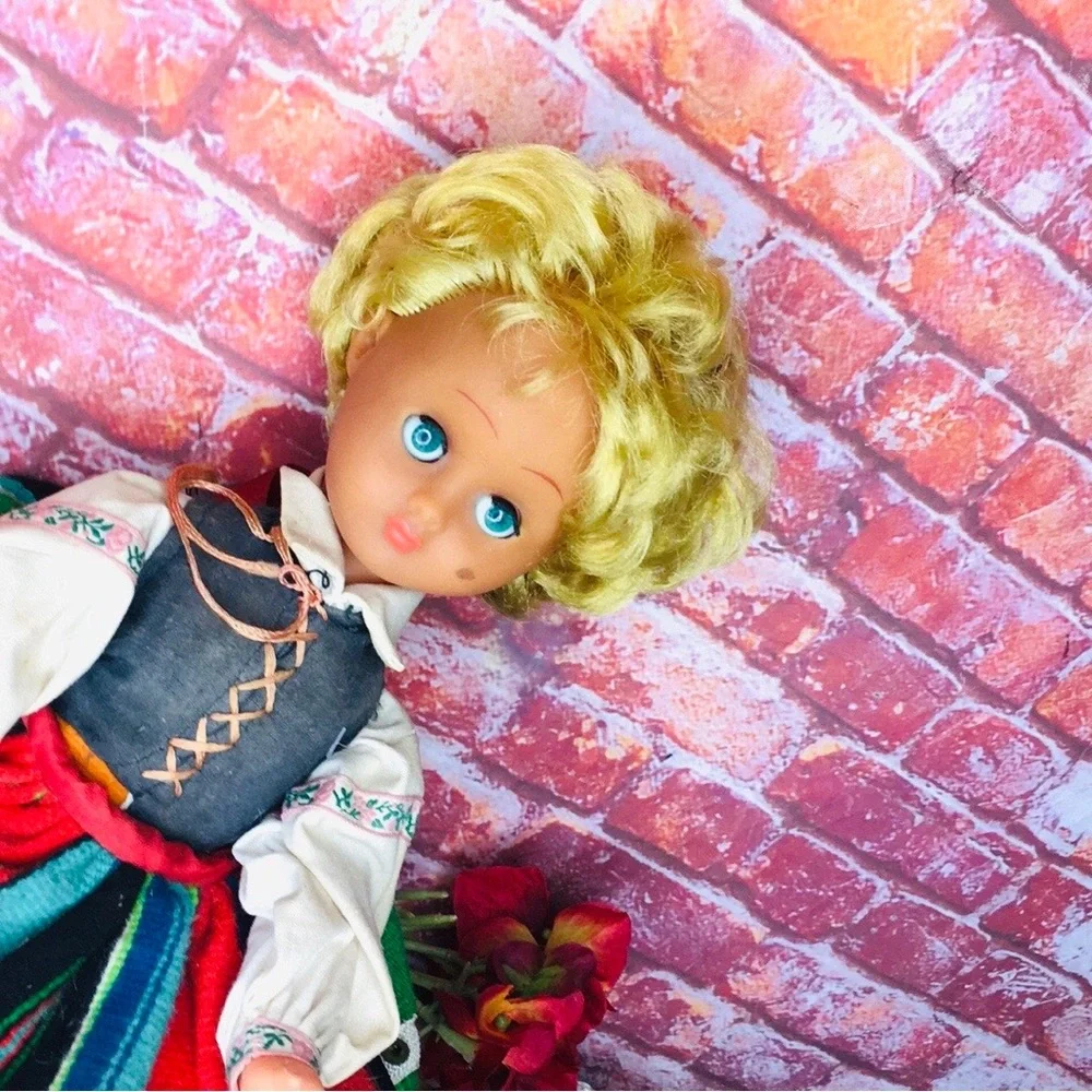 Vintage 16” Folk Art Polish Doll